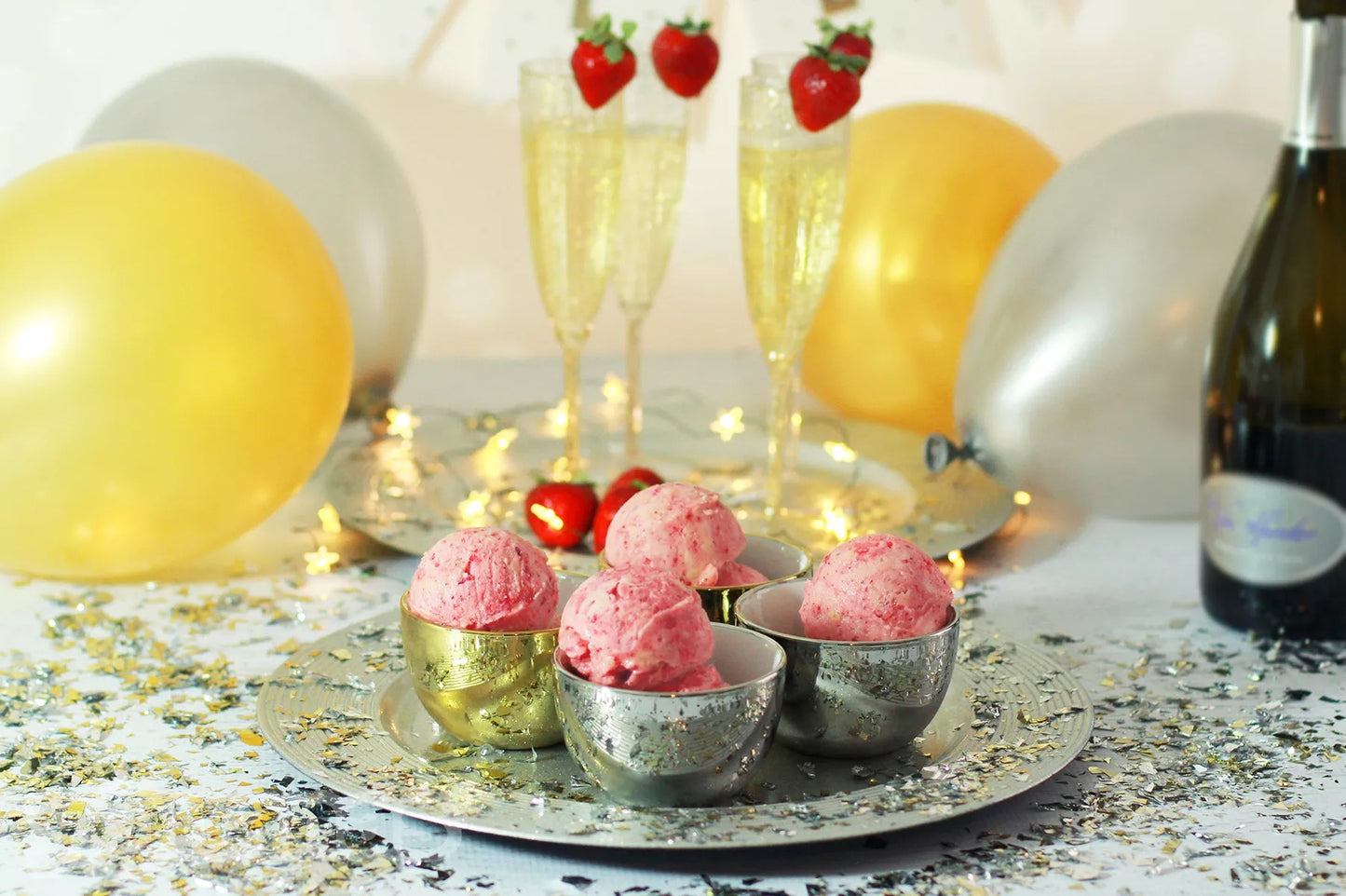 Champagne & Strawberry Yonanas