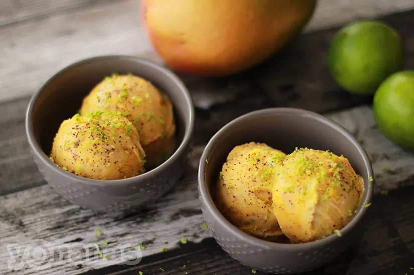 Chili Spiced Mango Sorbet
