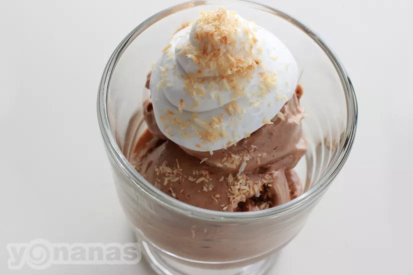 Chocolate Hazelnut with Coconut Whipped Cream &ndash; Yonanas