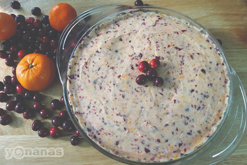 Cranberry Orange Pie with Graham Cracker Crust