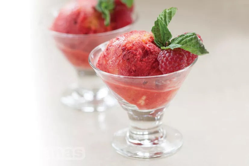 Mango Raspberry Sorbet