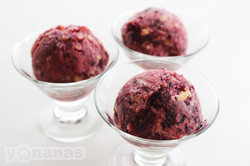 Peach Blueberry Sorbet