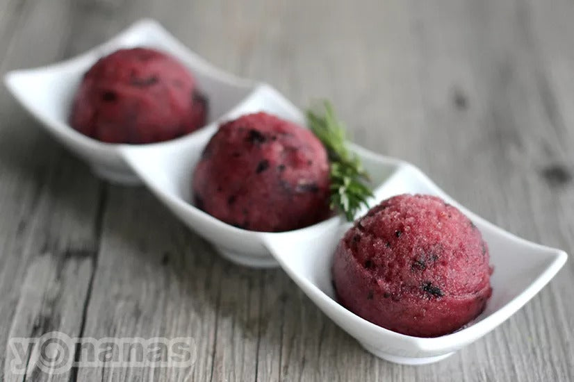 Watermelon Blueberry Sorbet