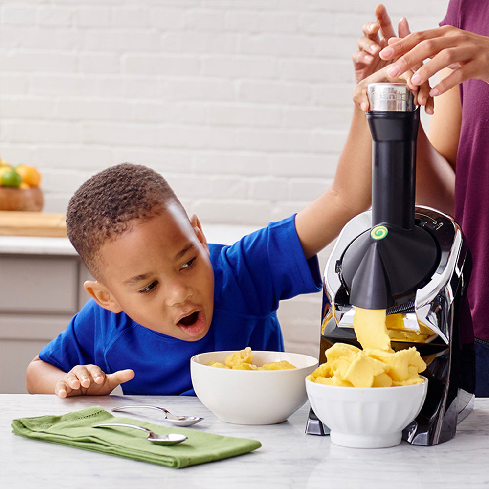 Yonanas Deluxe Healthy Soft-Serve Dessert Maker with Expanded Recipe Book