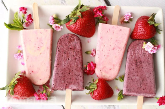 Blueberry and Strawberry YoPops