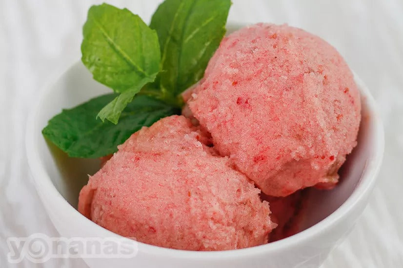 Forget FroYo – We Make a Delicious Frozen Dessert With Two Ingredients:  Fruit and a Yonanas Machine!