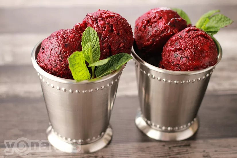 Healthy Mixed Berry Sorbet for a Sweet Clean Eating Treat!