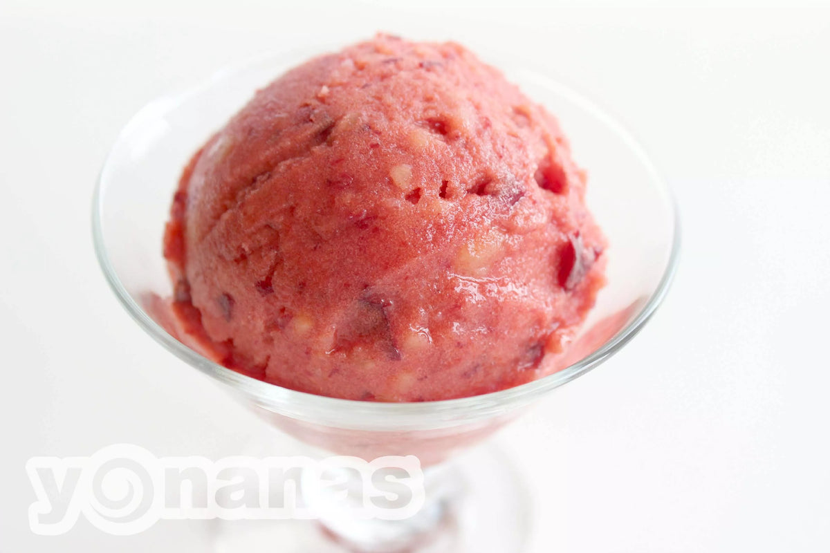 Peach and Cherry Sorbet